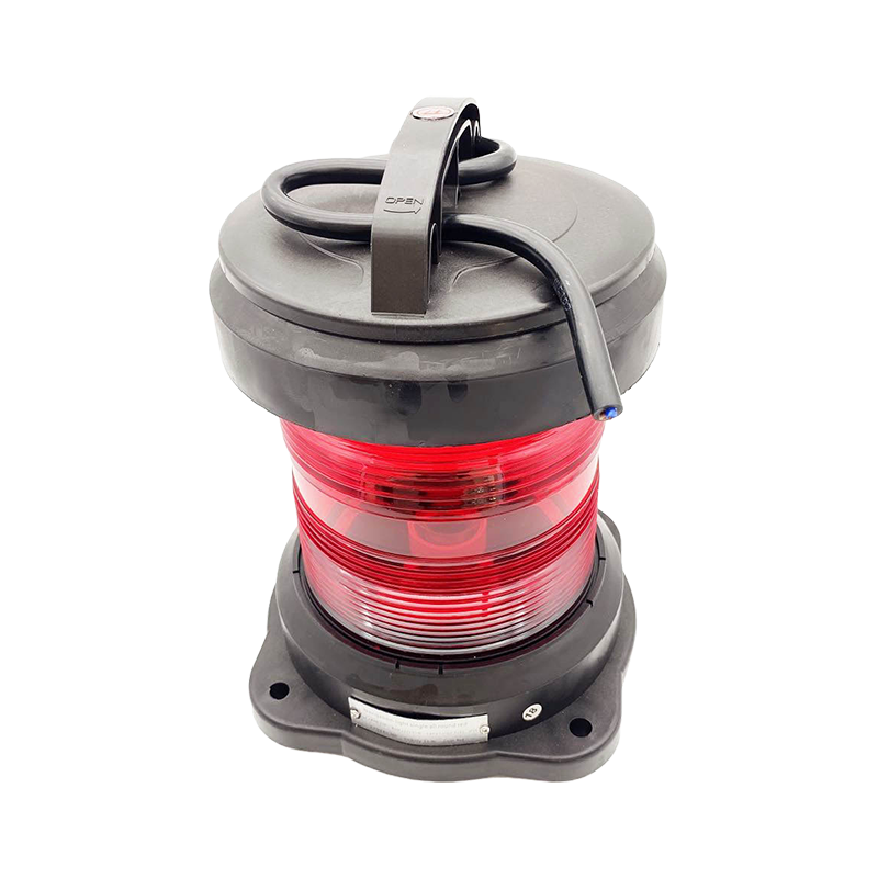 أضواء إشارة الإبحار البحرية من الفولاذ المقاوم للصدأ للقوس الأحمر CXH6-11P